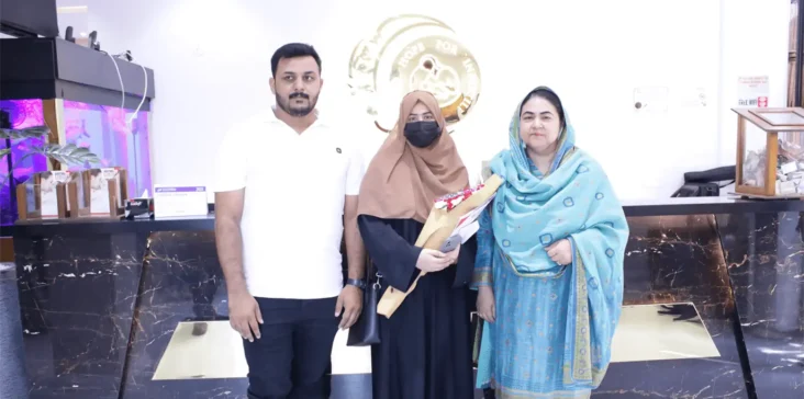 ICSI Positive Patient After 5 Years of Primary Sub-fertility at Australian Concept Infertility Medical Center Lahore Mr. Hamza Abdur Rehman & Mrs. Anmol Shahzadi