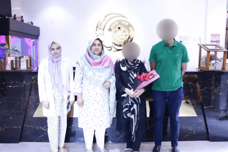 Mr. Usman Ilyas & Mrs. Saba Usman FET Positive Patient After 7 Years at australian concept