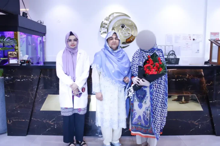 Mr. Adnan Ghafoor & Mrs. Mehwish Gull FET successfully patient at Australian Concept